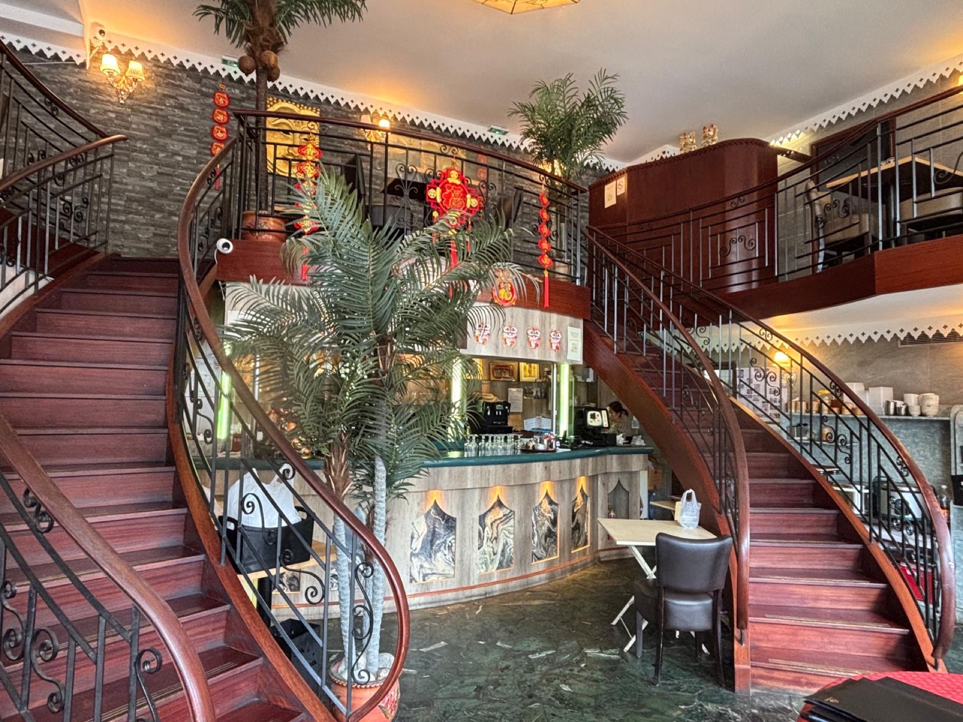 Intérieur du restaurant